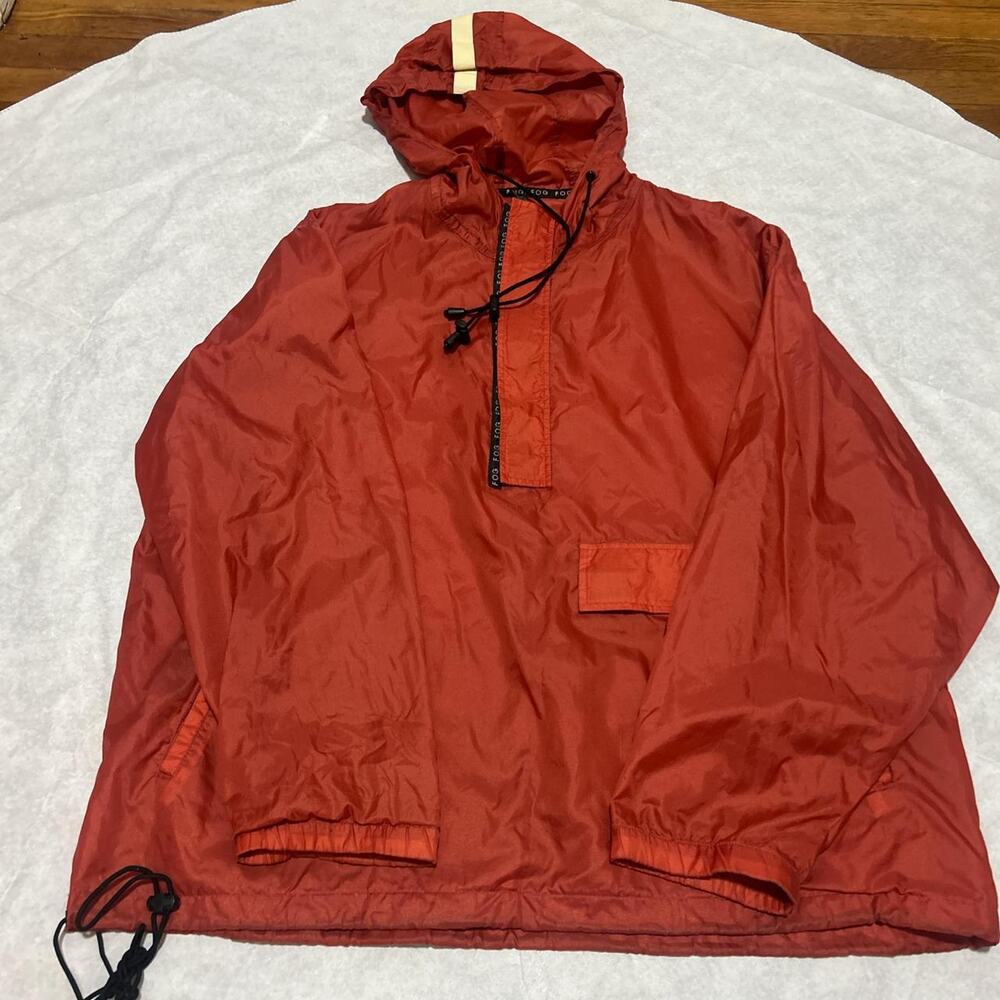 FOG (London Fog) Oversized Y2K Large Vintage Red 90s Windbreaker Jacket